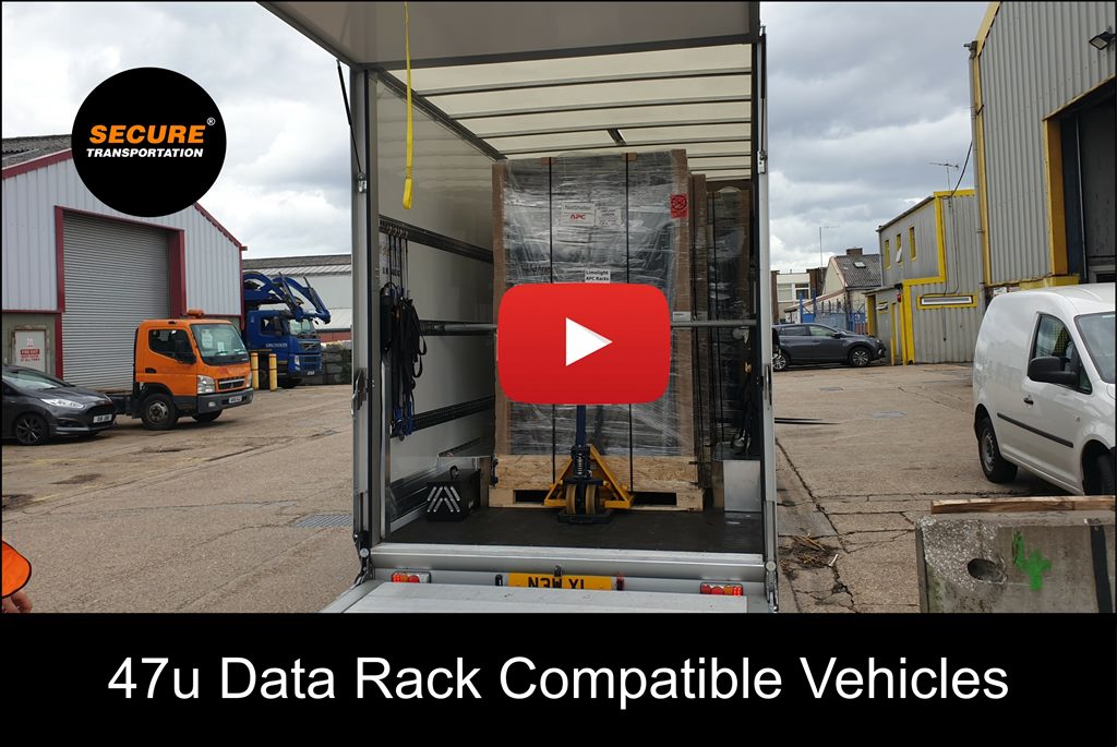 Short video showing Secure Transportation's capability of carrying 47u computer racks