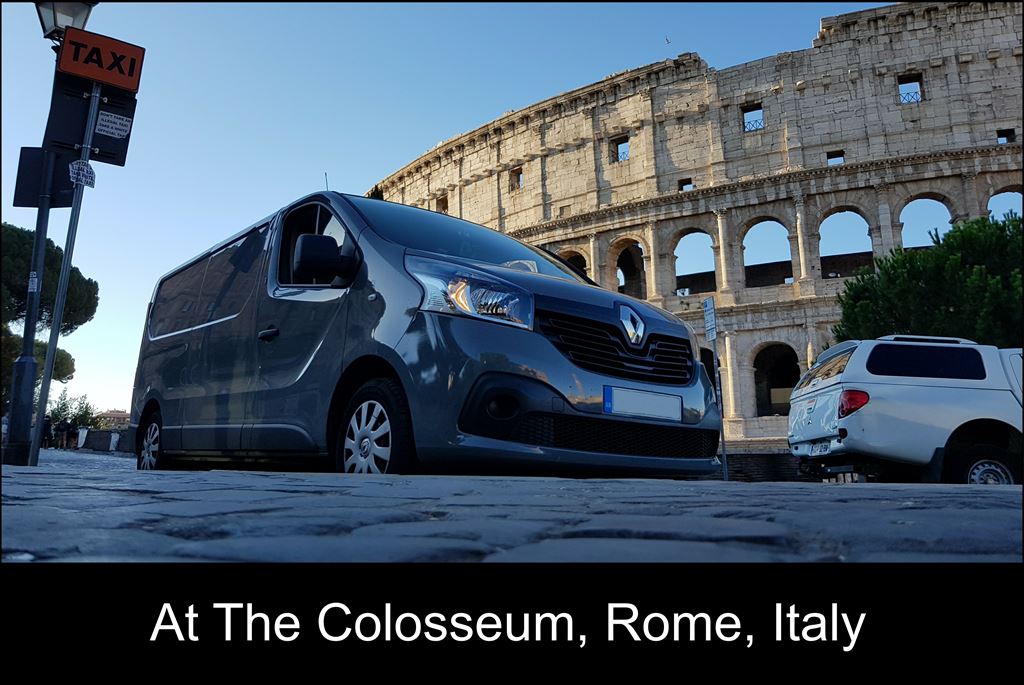 Secure Transportation at the Colosseum Rome Italy