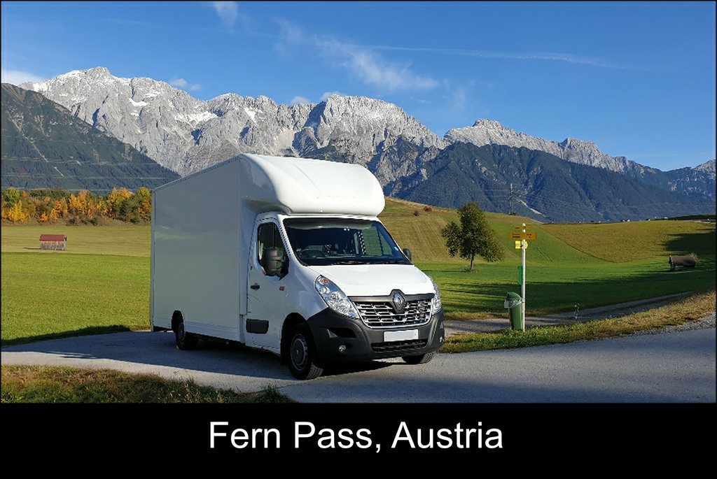 Secure Transportation in Fern Pass, Austria enroute to Rome, Italy