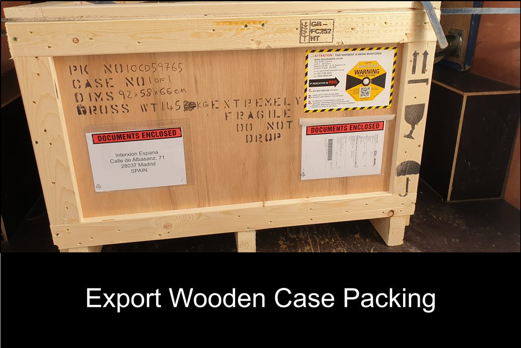 Secure Transportation provide an export case packing service for Global shipping
