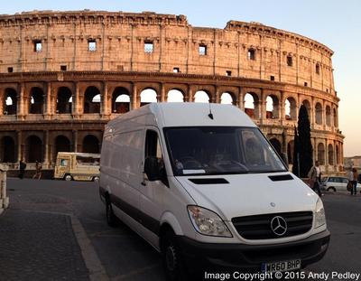 Secure Transportation Ltd at the Colosseum in Rome Italy