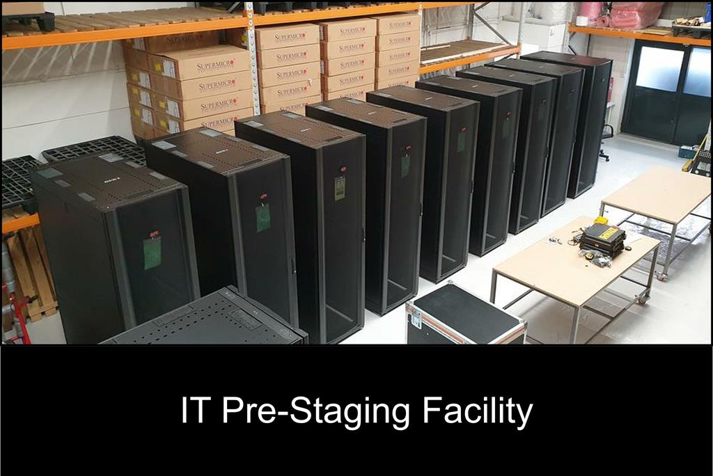 Secure Transportation's IT pre-staging warehouse is located just 4 miles from London Heathrow Airport