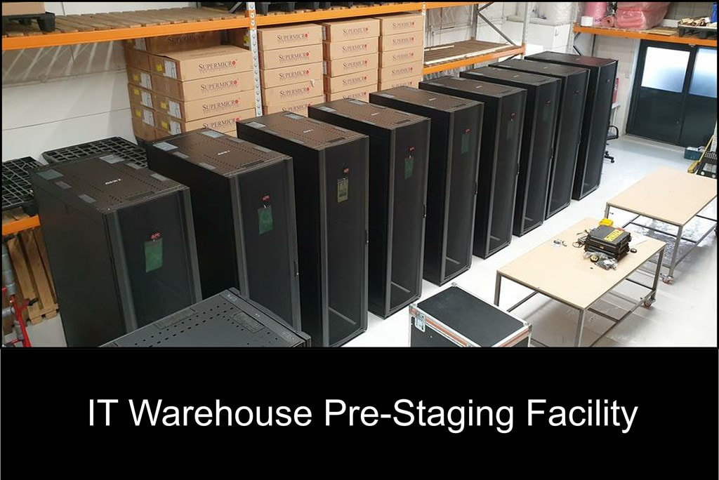 Secure Transportation's IT pre-staging warehouse is located just 4 miles from London Heathrow Airport
