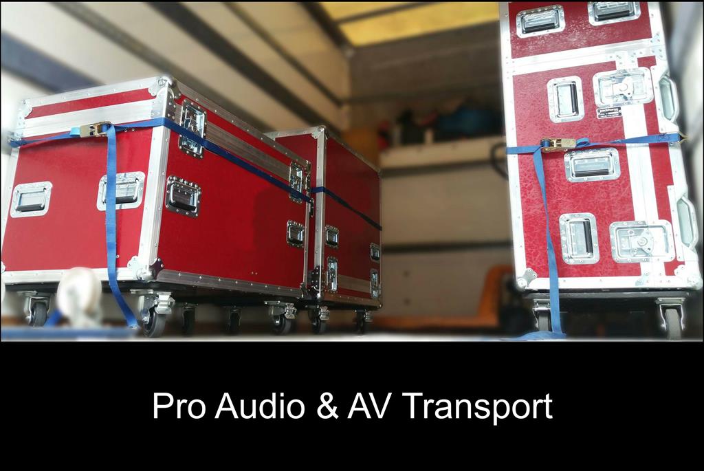 Secure Transportation transport pro audio and AV equipment to all major events throughout Europe