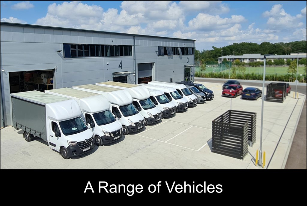 Secure Transportation's fleet consists of vans and lorries on a Standard International Operators Licence