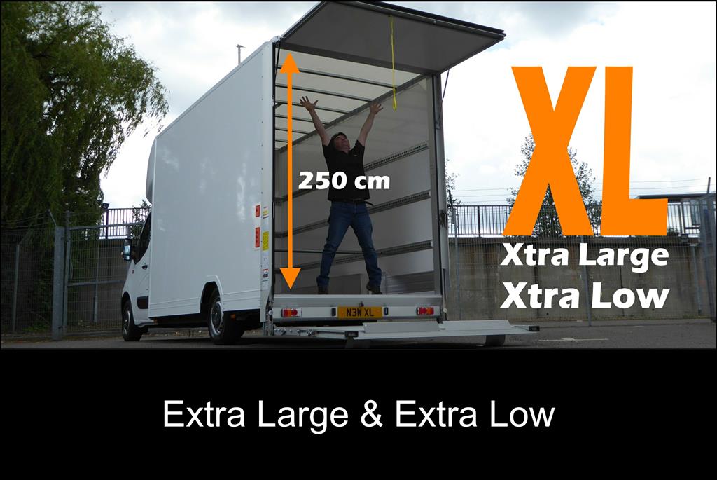 Secure Transportation's new Renault Master Low Loader has a 2.5 mtr load height